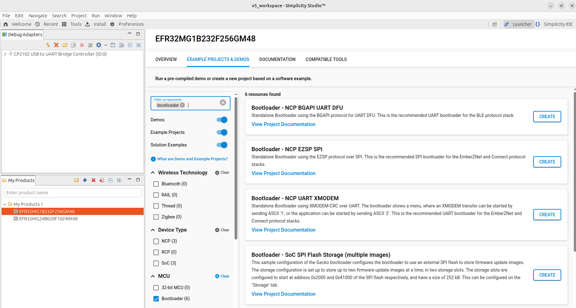 Bootloader - NCP UART XMODEM