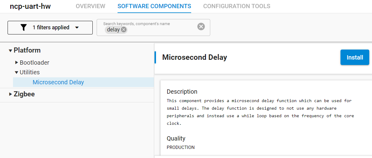 Microsecond Delay